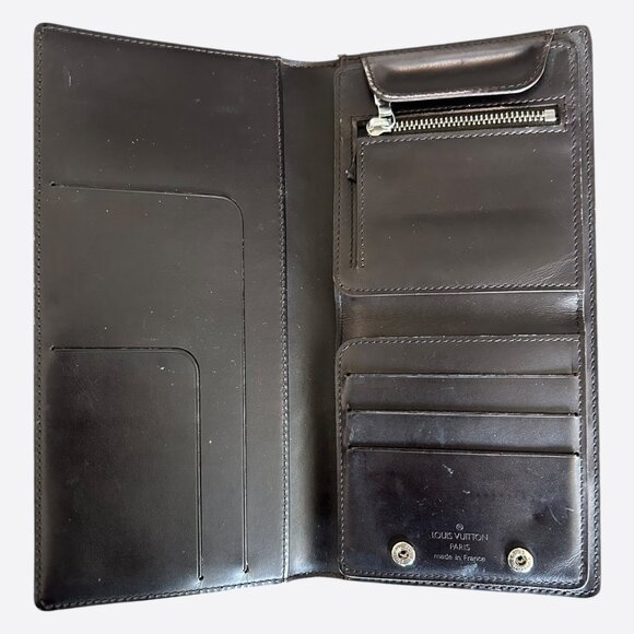 Louis Vuitton Black Vernis Monogram Brazza Wallet - Picture 3 of 4